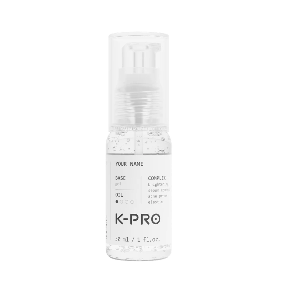 Ampoule bottle with a personalized SmartSKN label